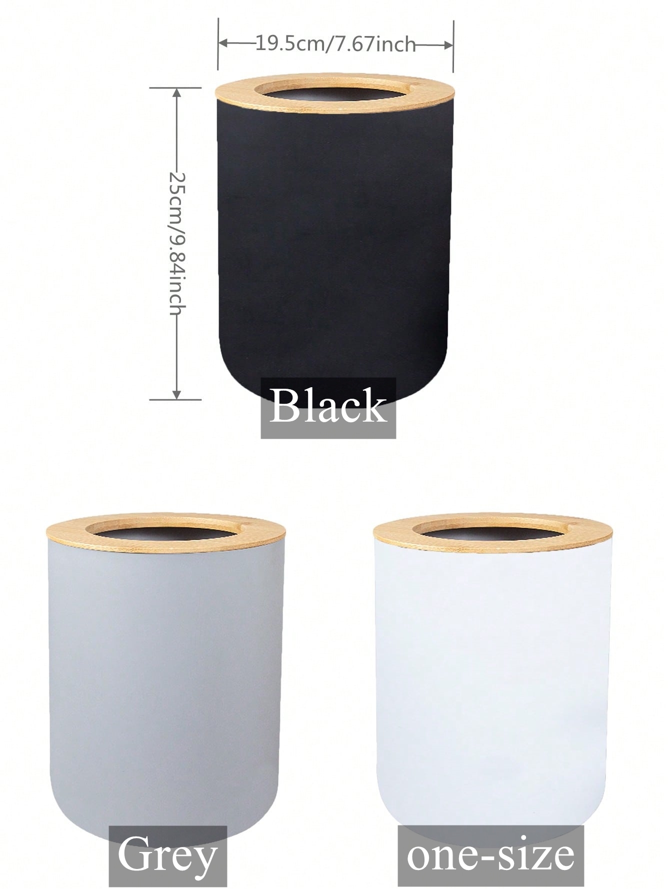 Black Plastic Trash Bin Modern - Commercial Kitchen Bin review and price