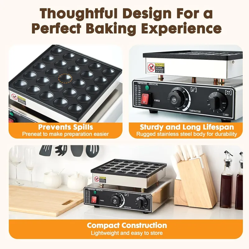 Mini Pancake Maker Commercial  - Commercial Kitchen And Bar review and price