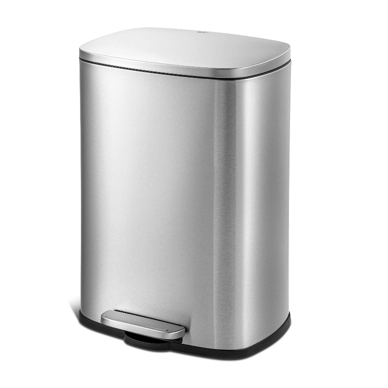 Fingerprint-resistant soft-lid - Commercial Kitchen Bin review and price
