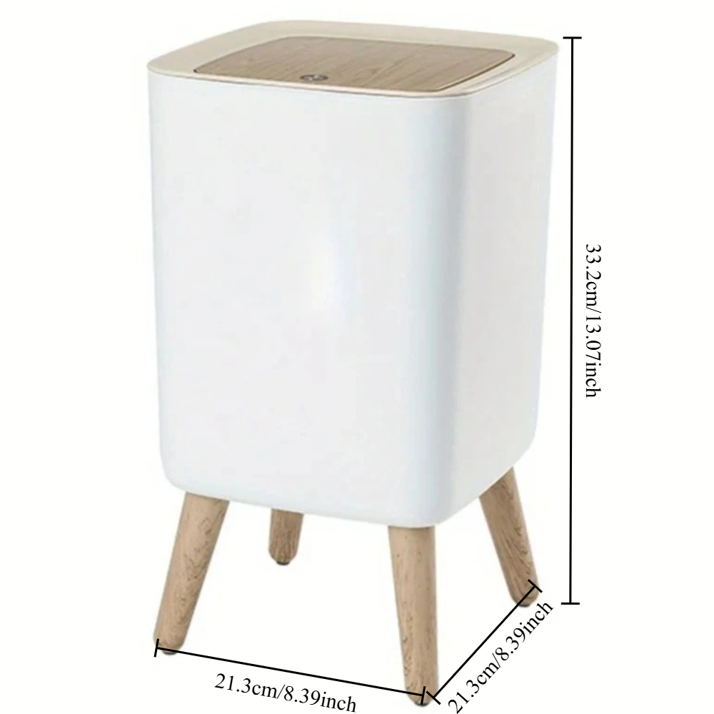 10L White Wooden Garbage Bin w - Commercial Kitchen Bin review and price