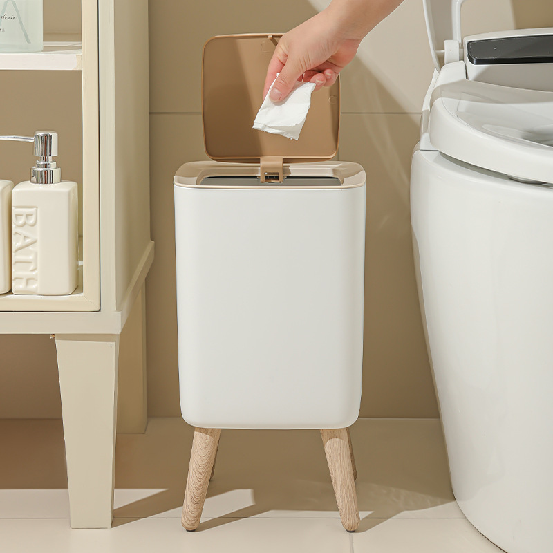 10L White Wooden Garbage Bin w - Commercial Kitchen Bin review and price