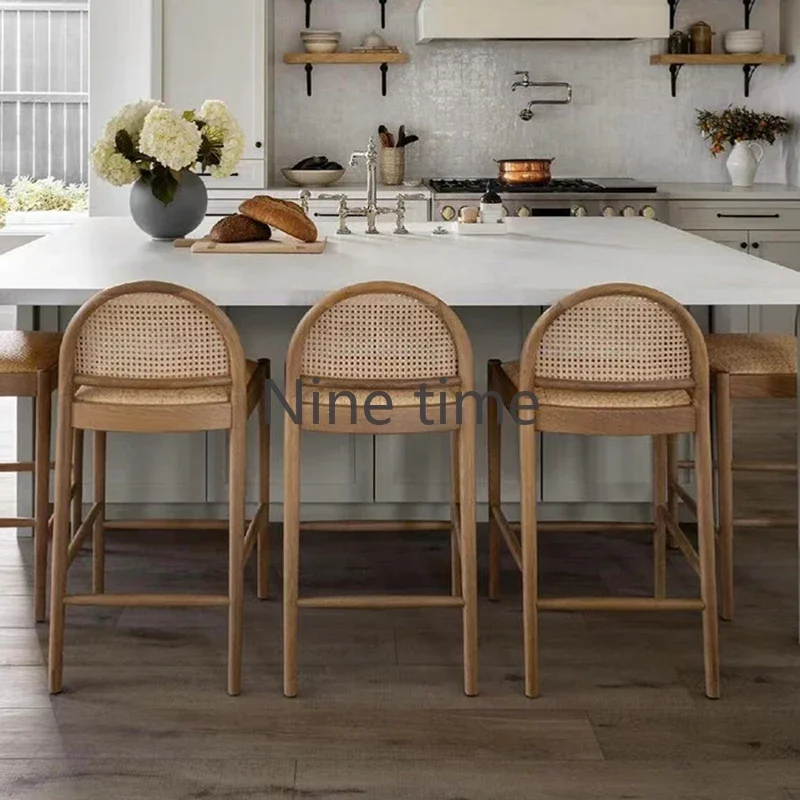 Solid Wood Rattan Kitchen Bar  - Commercial Kitchen And Bar review and price