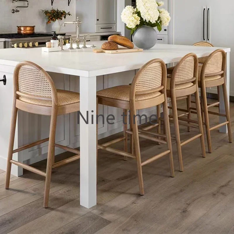 Solid Wood Rattan Kitchen Bar  - Commercial Kitchen And Bar review and price